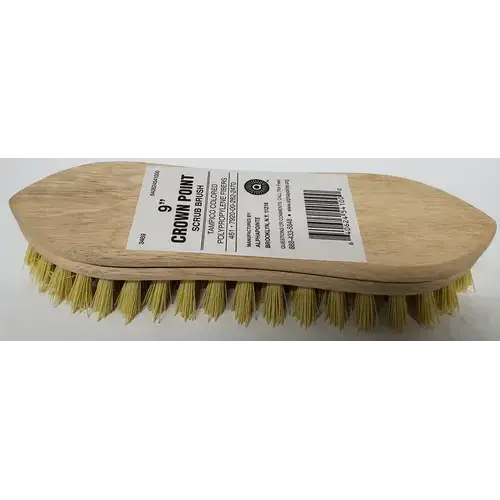 CROWN POINT SCRUB BRUSH 9” LENGTH, 1